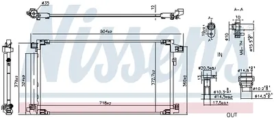 Radiator aer conditionat AC cu uscator potrivit SUZUKI SWACE; TOYOTA C-HR, COROLLA 1.8H 10.16