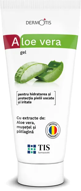 Gel cu aloe vera DermoTIS, 100ml, Tis Farmaceutic