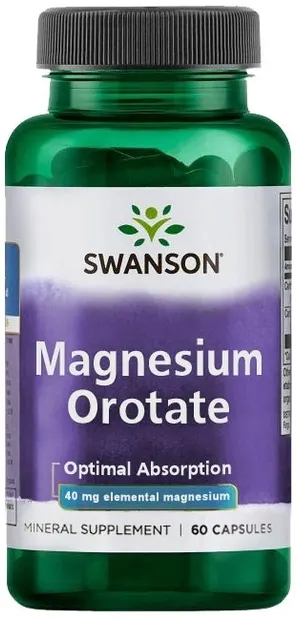 Magnesium Orotate, 40 mg, 60 capsule, Swanson