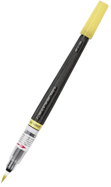 Pensula Pentel - Art Colours, galbena