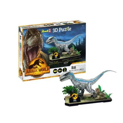 3d puzzle blue, 57 piese