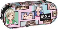 Penar oval școlar BackUp A - Manga, 1 fermoar