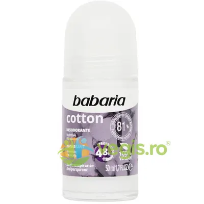 Deodorant Roll-On Nutritiv fara Alcool Cotton 50ml