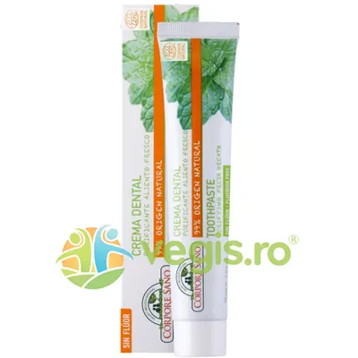 Pasta de Dinti cu Cimbru, Menta si Busuioc fara Fluor Purifying Fresh Breath 75ml