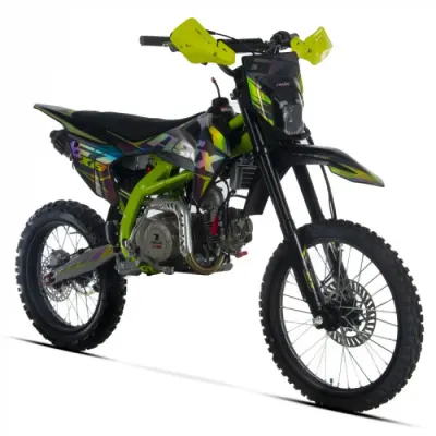 Motocicleta Enduro Cross Asix XB67 140cc, 4T, roti 19 16 , 4 viteze, pornire electromotor, culoare negru verde