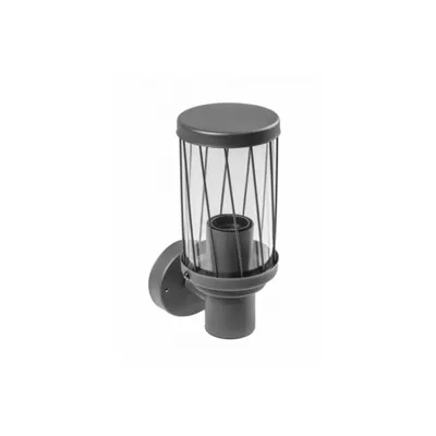 Corp de iluminat pentru exterior - KERTA-A garden light, E27, MAX.12W, IP44, AC220-240V, 50-60Hz, simple wall lamp, top, graphite