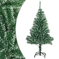 vidaXL Brad de Crăciun artificial cu zăpadă, verde, 120 cm