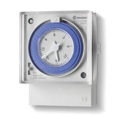 Ceas programabil (programator) - 1 contact, 16 A, Standard, 230 V, Zilnic sau Saptamanal, 72x72 mm, C.A. (50/60Hz),