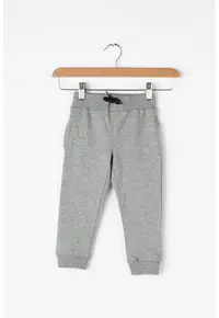 Pantaloni sport cu buzunare - Gri melange