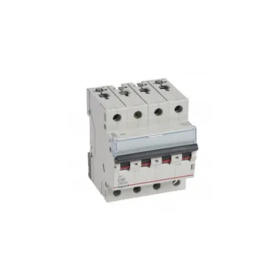 Siguranta automata MCB TX³ 6000 - 4P 400 V~ - 40 A - C curba - prong/pentruk type supply busbars
