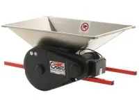 Zdrobitor Electric Mare din Inox pentru Fructe Fără Sâmburi si Struguri – Cuțite Inox, Role Nylon, 1500 kg/ora