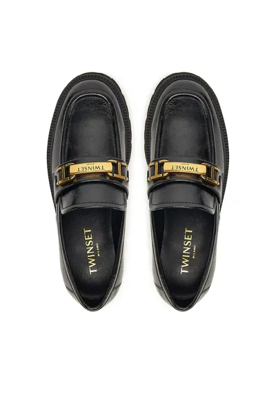 Mocasini dama - model 00006 - piele ecologica - culoare negru