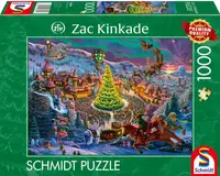 Puzzle Schmidt din 1000 piese - Satul lui Moș Crăciun