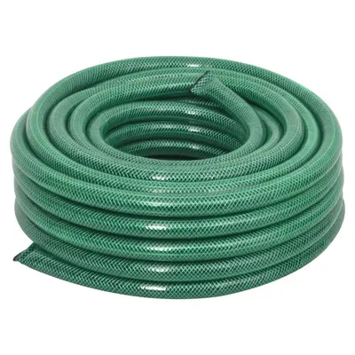 vidaXL Furtun de aer, verde, 0,75", 50 m, PVC