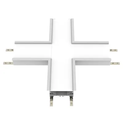 Conector-X pentru Profil Aplicat Elmark 3000k Alb
