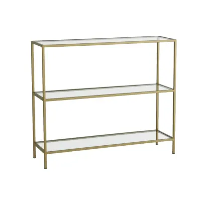 Raft D101, auriu, 100x30x85 cm