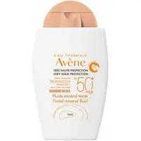 Protecție solară, Avène, Fluid mineral colorat SPF 50+, 40ml