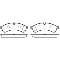 Set placute frana, frana disc REMSA 1339.00
