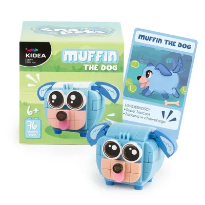 Figurină de asamblat Kidea Snapets - Muffin Câinele