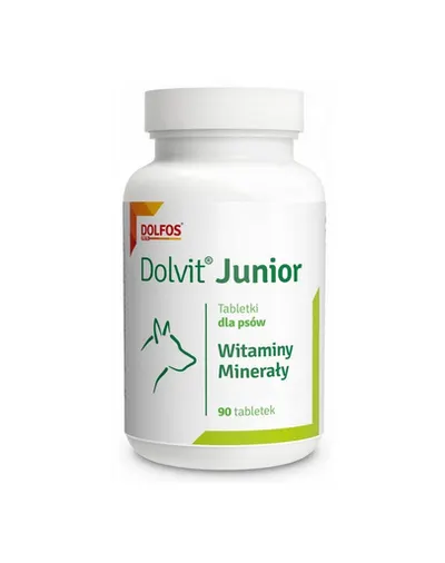 Vitamine căței în creștere DOLFOS Dolvit Junior 90 tablete