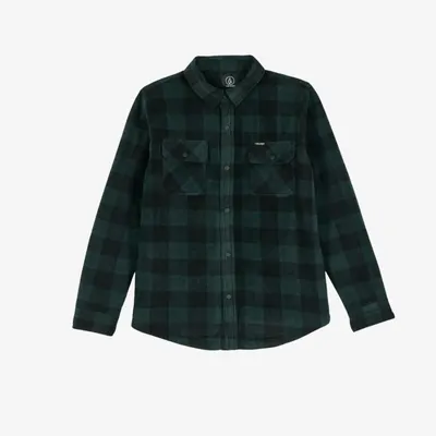 Cămașă Volcom Bowered LS Negru Verde