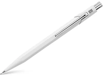 Creion automat Caran d'Ache 844 – White, 0.7 mm