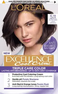L'Oréal Excellence Vopsea de păr , 5.11 Ultra Ash Light Brown