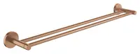 Suport prosop Grohe Essentials 40802DL1, 654 mm, 2 suporti, montare pe perete, fixare ascunsa, mat, warm sunset