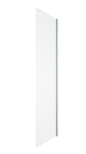 Perete dus 80x200 cm, crom, grosime sticla 8 mm, tratament anticalcar, Ronal Oriana