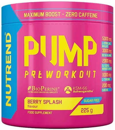 Pump, fructe de pădure, 225 g, Nutrend
