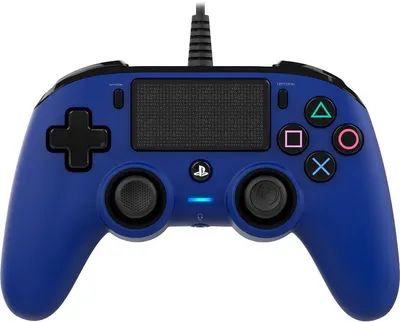 Controller Nacon - Wired Compact, albastru (PS4/PC)