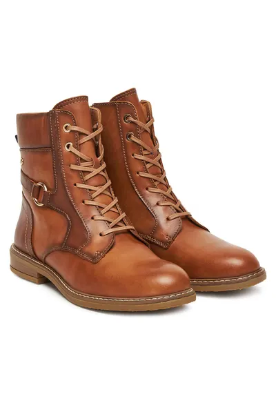 Ghete dama W8J-8718C1 - Piele naturala - Maro