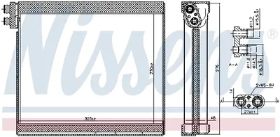 Evaporator aer conditionat potrivit LAND ROVER DISCOVERY V, RANGE ROVER IV, RANGE ROVER SPORT II 2.0-5.0 08.12
