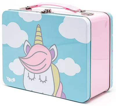 Cutie retro pentru prânz YOLO Unicorn