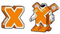 Jucărie pentru copii Raya Toys - Transformer Robot Water Police Scrisoarea X