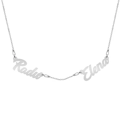 Heritage - Colier personalizat cu doua-cinci nume din argint 925