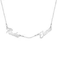 Heritage - Colier personalizat cu doua-cinci nume din argint 925
