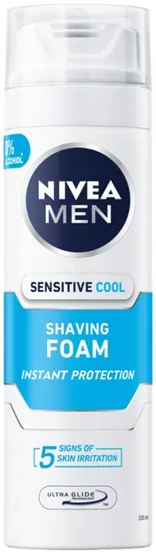 Nivea Men Spumă de ras Sensitive Cool, 200 ml
