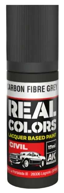 Vopsea lac AK Interactive - Carbon Fibre Grey (RC829) (17 ml)