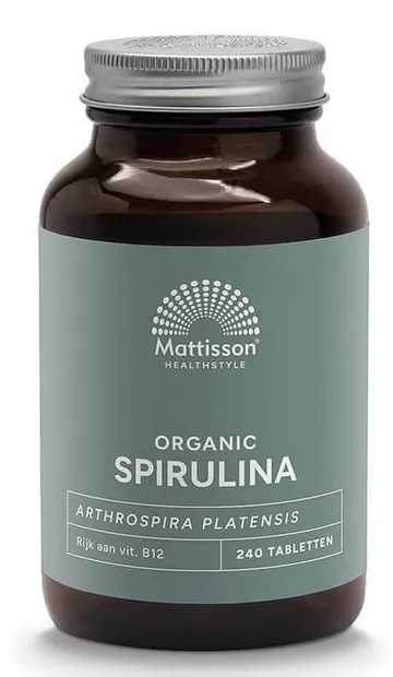 Spirulina, 500 mg, 240 tablete , Mattisson Healthstyle