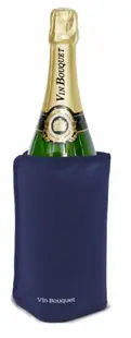 Răcitor de sticle cu gel Vin Bouquet - Albastru