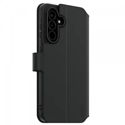 Husa pentru Samsung Galaxy A36 A366, PanzerGlass, Care Feature Kickstand Wallet, Neagra