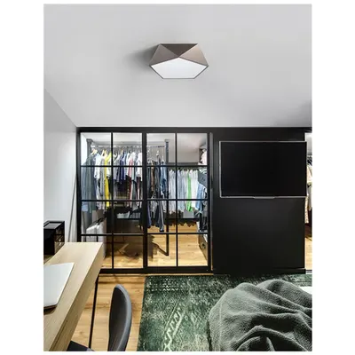 Plafoniera DARIUS Metal & Acrylic Diffuser Bronze Outside Mat Alb Inside LED E27 4x10 Wat 230 Volt IP20 Fara bec
