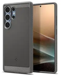 Husa Spigen - Rugged Armor, Galaxy S25 Ultra, MagSafe, gri