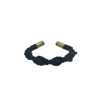 Bratara Paracord Helix Negru Drop Zone - S