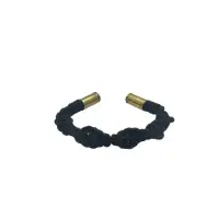 Bratara Paracord Helix Negru Drop Zone - S