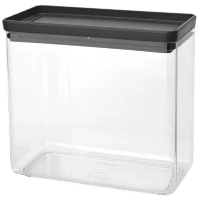 Cutie pentru depozitarea produselor Brabantia - Tasty+ Stackable, 3.5 l, Dark Grey