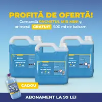 Pachet Detergent MIX Mini - 3x3L + Balsam Cadou, 3x Ocean Blue