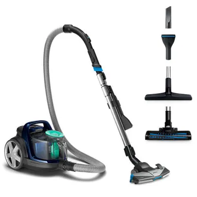 Aspirator fără sac Philips - FC9552/09, HEPA, albastru
