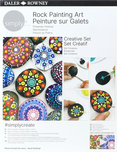 Set creativ Daler-Rowney Simply - Rock Painting Art